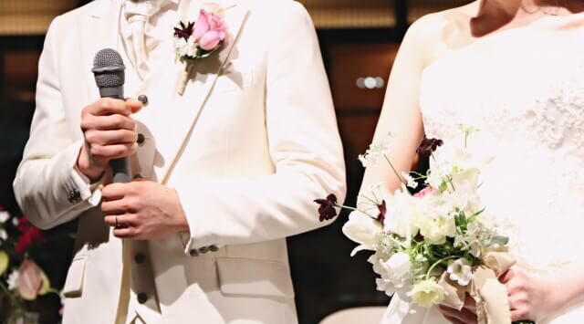 披露宴の新郎スピーチ