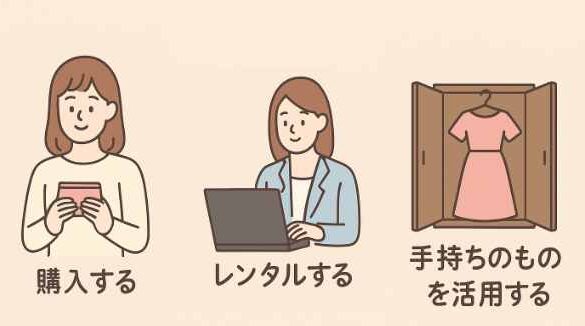 ドレスを用意する選択肢