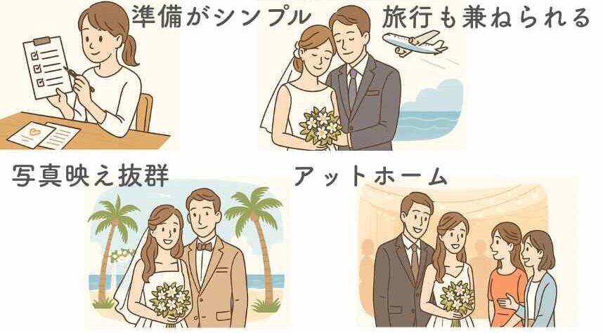 リゾ婚のメリット