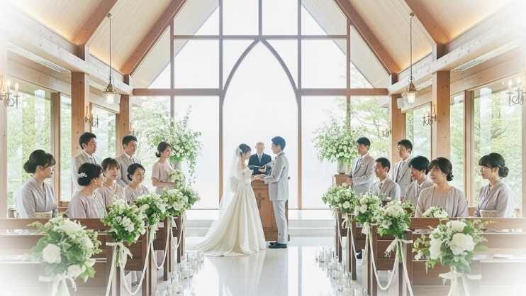 家族のみの軽井沢ウェディング