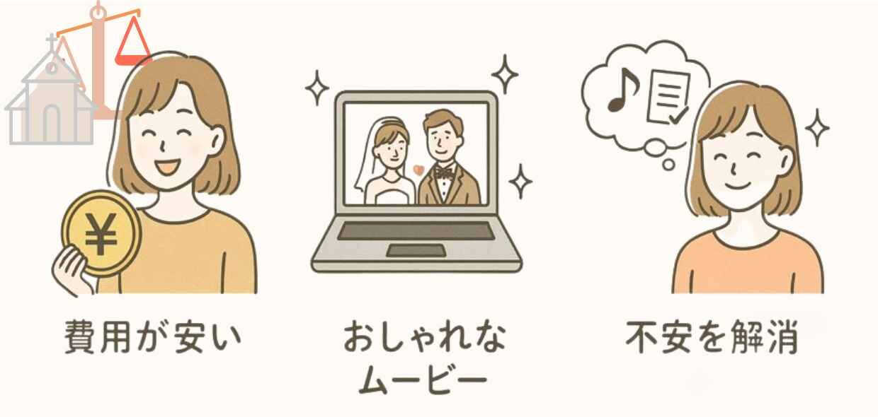 結婚式ムービーを外注するメリット