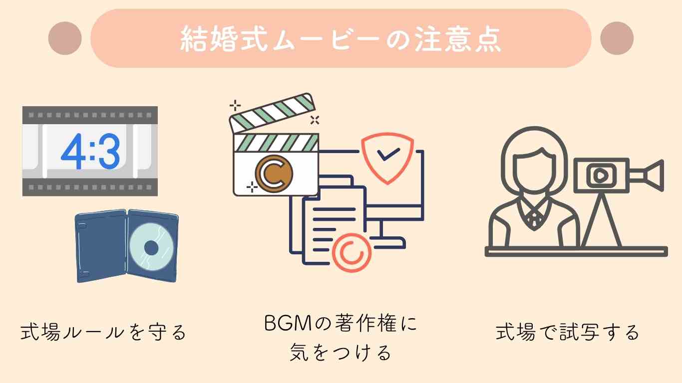 結婚式ムービーの上映トラブルを防ぐために確認すべき注意点